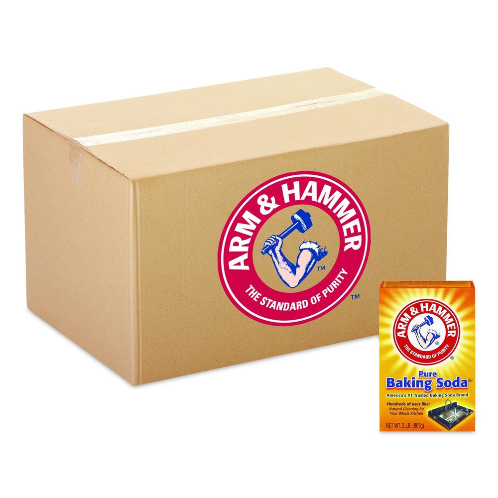 Arm & Hammer 33200-01140 2 lbs. Box Baking Soda (12/Carton)