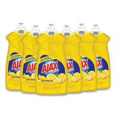 Ajax 52 oz. Bottle Dish Detergent - Lemon Scent (6/Carton)