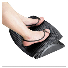 Alera 13.75 in. W x 17.75 in. D x 3.38 in. to 5.13 in. H Ergo Tilt Footrest - Black
