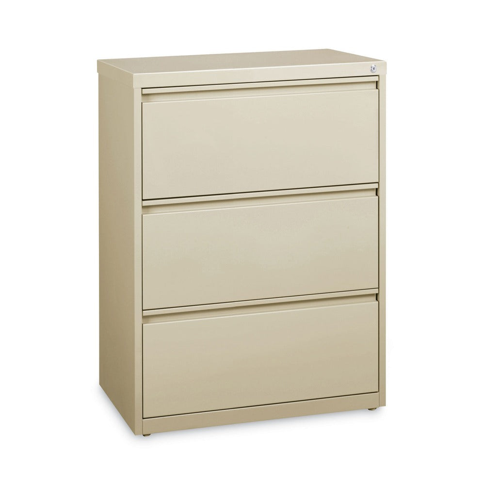 Alera 30 in. x 18.62 in. x 40.25 in. Three Legal/Letter/A4-Size File Drawers Lateral File Cabinet - Putty