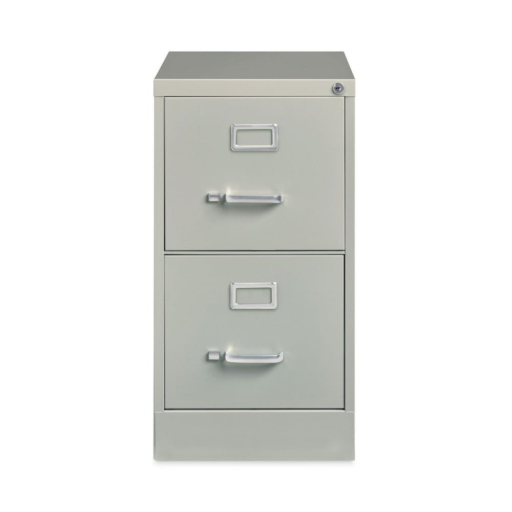 Alera 15 in. x 22 in. x 28.37 in. Letter-Size Two-Drawer Economy Vertical File - Light Gray