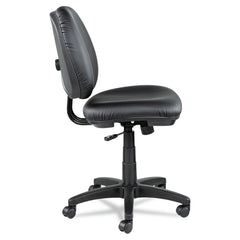 Alera Alera Interval Series Swivel/tilt Task Chair, Leather, Black