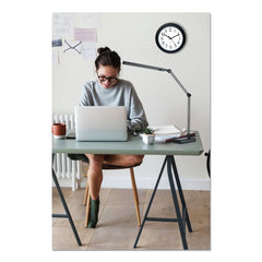 Alera 3.25 in. W x 6 in. D x 21.5 in. H Adjustable LED Desk Lamp - Black