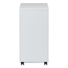 Alera 14.96 in. x 19.29 in. x 27.75 in. 3-Drawers: Box/Box/File Legal/Letter Left/Right File Pedestal with Full-Length Pull - Light Gray