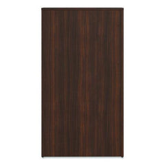 Alera 36 in. x 14 in. x 65 in. 5-Shelf Seville Bookcase - Mahogany