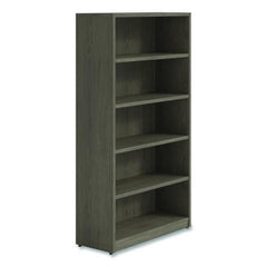 Alera 36 in. x 14 in. x 65 in. 5-Shelf Seville Bookcase - Walnut