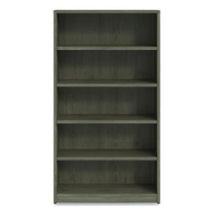 Alera 36 in. x 14 in. x 65 in. 5-Shelf Seville Bookcase - Walnut
