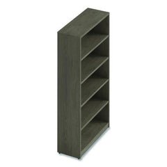 Alera 36 in. x 14 in. x 65 in. 5-Shelf Seville Bookcase - Walnut