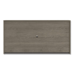 Alera 72 in. x 16 in. x 36 in. 4-Compartment Seville Hutch with Doors - Walnut