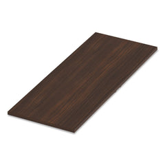 Alera 60 in. x 29 in. Seville Rectangular Training Table Top - Mahogany