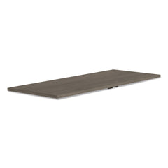 Alera 60 in. x 29 in. Seville Rectangular Training Table Top - Walnut