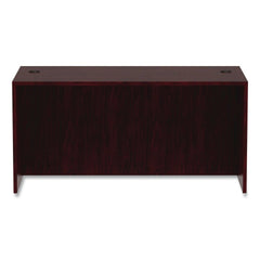 Alera 59.13 in. x 29.5 in. x 29.63 in. Valencia Series Straight Front Desk Shell - Mahogany