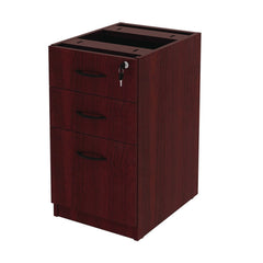 Alera Valencia Series 15.63 in. x 20.5 in. x 28.5 in. Box/File Full Pedestal - Mahogany