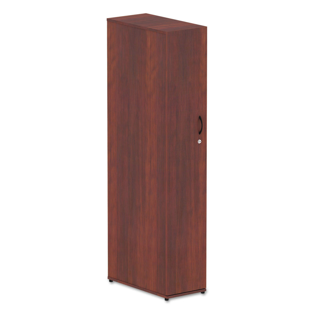 Alera 11.88 in. x 22.78 in. x 65 in. Valencia Series Wardrobe - Medium Cherry