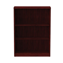 Alera 31.75 in. x 14 in. x 39.38 in. Valencia Series 3-Shelf Bookcase - Mahogany