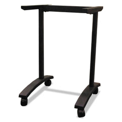 Alera Valencia Series 24.5 in. x 19.75 in. x 28.5 in. Training Table T-Leg Base - Black