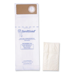 Janitized Vacuum Filter Bags Designed to Fit Advance Spectrum CarpetMaster (100/Carton)