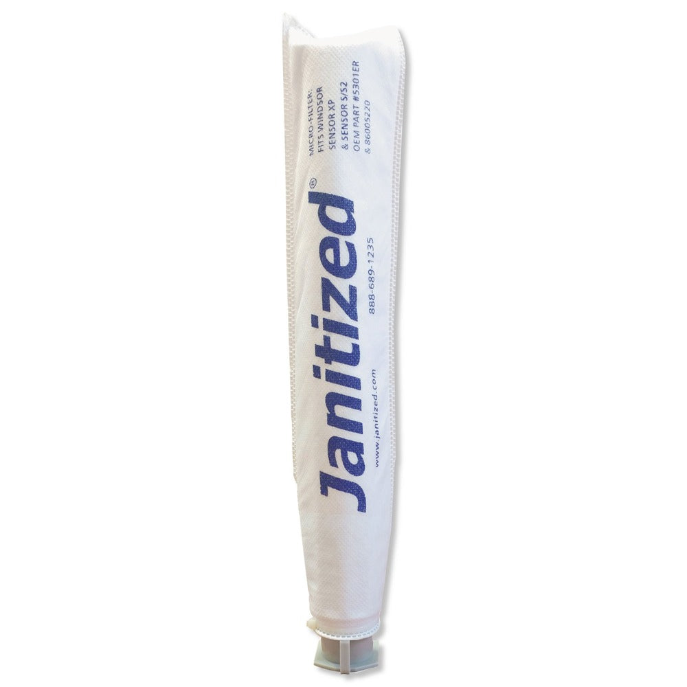 Janitized JAN-IVF155 Vacuum Micro Filter Designed to Fit Windsor Sensor XP/S/S2 (25/Carton)