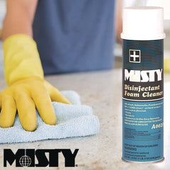 Misty 19 oz. Aerosol Spray Disinfectant Foam Cleaner - Fresh Scent (12/Carton)