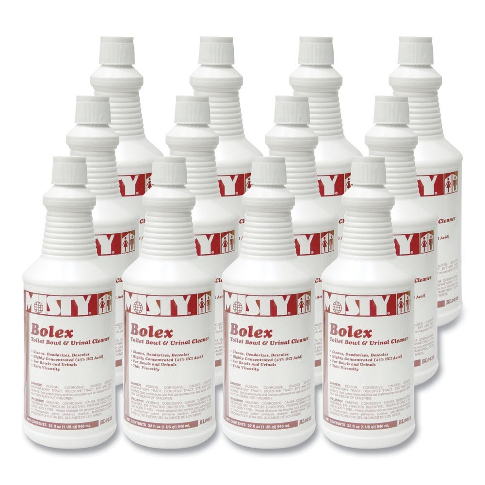 Misty 32 oz. Bolex 23 Percent Hydrochloric Acid Bowl Cleaner - Wintergreen (12/Carton)