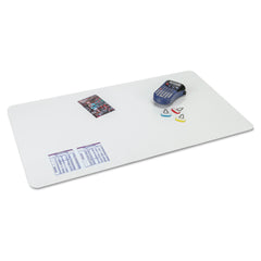 Artistic 22 in. x 17 in. KrystalView Desk Pad with Antimicrobial Protection - Glossy Finish, Clear
