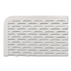 Artistic Urban Collection 3.5 in. x 3.5 in. Perforated Steel Punched Metal Pencil Cup/Cell Phone Stand - White