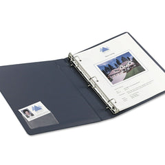 Avery 3.5 in. x 2 in. Self-Adhesive Top-Load Business Card Holders - Clear (10/Pack)