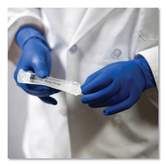 Ammex 11.6 in. Long 13 mil Powder-Free Latex Exam Gloves - Large/Blue (500/Carton)