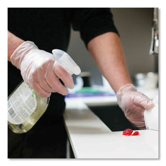 Ammex 3 mil Industrial Powder-Free Vinyl Gloves - Large, Clear (1000/Carton)