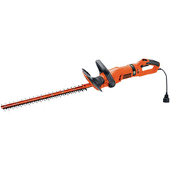 Black & Decker 120V 3.3 Amp 24 in. Corded Hedge Trimmer with Rotating Handle and Dual Action Blades