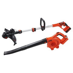 Black & Decker 40V MAX Lithium-Ion Cordless String Trimmer/Edger and Sweeper Combo Kit (1.5 Ah)