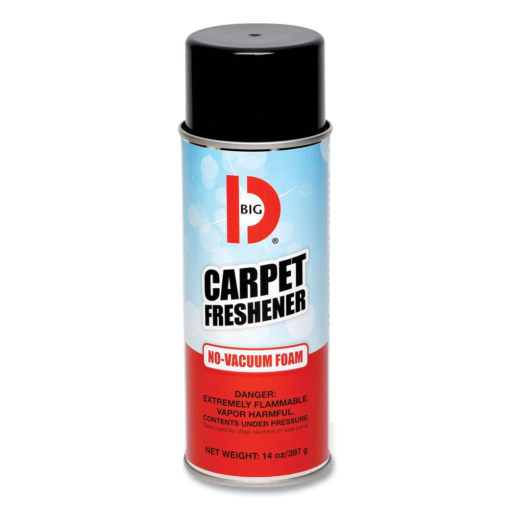 Big D Industries 024100 14 oz No-Vacuum Carpet Freshener - Fresh Scent (12/Carton)