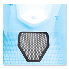 Big D Industries 17.5 in. x 20.5 in. Deo-Gard Disposable Urinal Mat - Mountain Air, Charcoal (6/Carton)