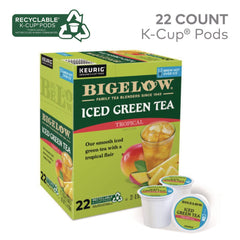 Bigelow 0.10 oz. Tea K-Cups - Tropical Iced Green Tea (22/Box)