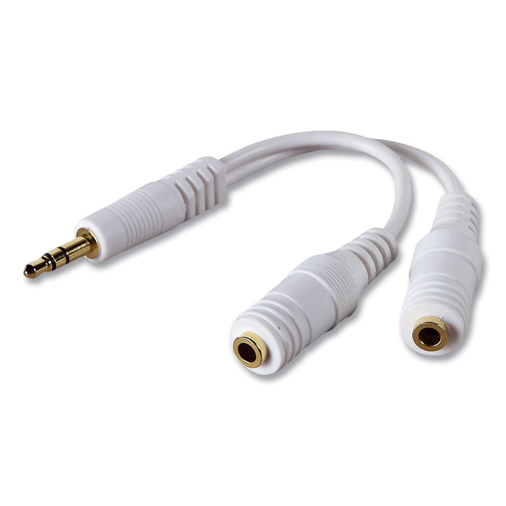 Belkin Speaker and Headphone Splitter - White