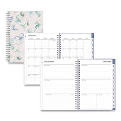 Blue Sky 8 in. x 5 in. 12-Month (Jan-Dec 2026) Lindley Weekly/Monthly Planner - White/Blue/Green Cover