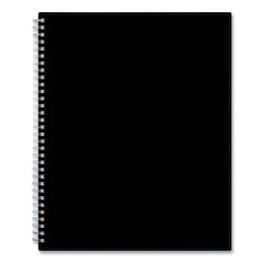 Blue Sky 11 in. x 8.5 in. (July 2025 to June 2026) Teacher's Solid Black Weekly/Monthly Lesson Planner - Black Cover