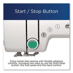 Brother 18 in. x 15 in. x 8 in. 110 Stitches Computerized Sewing Machine