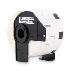 Brother 1.1 in. x 2.1 in. Die-Cut Removable Paper Labels - White