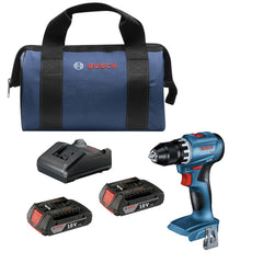 Bosch 18V Brushless Lithium-Ion 1/2 in. Cordless Compact Drill Driver Kit (2 Ah)