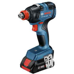 Bosch 18V Brushless Lithium-Ion 1/2 in. Cordless Hammer Drill/Driver and 2-in-1 Bit/Socket Impact Driver/Wrench Combo Kit with 2 Batteries (4 Ah)