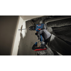 Bosch 18V Brushless Lithium-Ion 1/2 in. Cordless Hammer Drill/Driver and 2-in-1 Bit/Socket Impact Driver/Wrench Combo Kit with 2 Batteries (4 Ah)