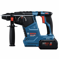 Factory Reconditioned Bosch 18V Lithium-Ion Brushless Connected 1 in. Cordless SDS-Plus Bulldog Rotary Hammer with 2 Batteries (8 Ah)