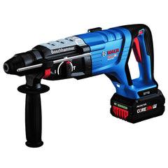 Factory Reconditioned Bosch 18V PROFACTOR Brushless Lithium-Ion 1-1/8 in. Cordless Connected-Ready SDS-plus Bulldog Rotary Hammer Kit with 2 Batteries (8 Ah)