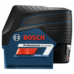 Factory Reconditioned Bosch 12V MAX Lithium-Ion 100 ft. Cordless Cross-Line Laser with Plumb Points Kit (2 Ah)