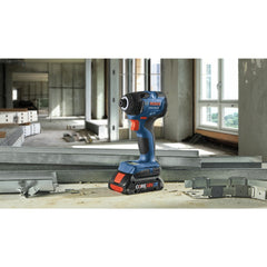 Factory Reconditioned Bosch 18V Brushless Lithium-Ion 1/4 in. Hex Cordless Connected-Ready Impact Driver Kit (4 Ah)