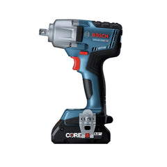 Factory Reconditioned Bosch 18V Lithium-Ion Brushless Connected-Ready 1/2 in. Cordless Mid-Torque Impact Wrench Kit with Friction Ring and Thru-Hole (4 Ah)