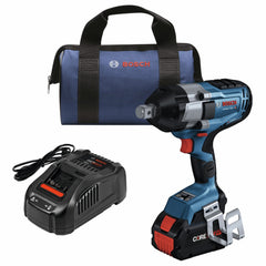 Factory Reconditioned Bosch 18V PROFACTOR Brushless Lithium-Ion 3/4 in. Cordless Impact Wrench Kit with Friction Ring and Thru-Hole (8 Ah)