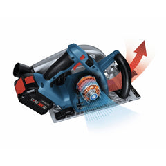 Factory Reconditioned Bosch 18V PROFACTOR Brushless Lithium-Ion 7-1/4 in. Cordless Strong Arm Blade-Left Circular Saw Kit (8 Ah)
