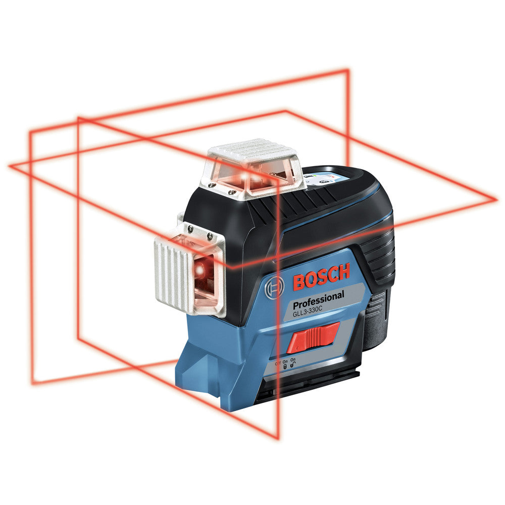 Factory Reconditioned Bosch 360-Degrees Connected Three-Plane Leveling and Alignment-Line Laser
